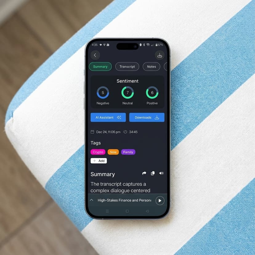 AI-generated product screenshot transformed into professional social media visual